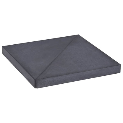 vidaXL Umbrella Weight Plate | Black | Granite | 15 kg | Decorative Inlays 1