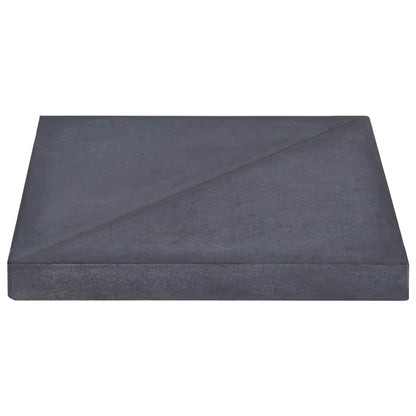 vidaXL Umbrella Weight Plate | Black | Granite | 15 kg | Decorative Inlays 2