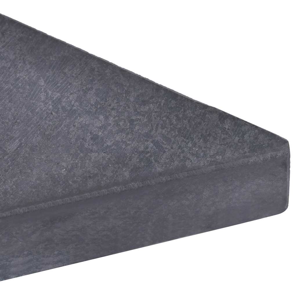 vidaXL Umbrella Weight Plate | Black | Granite | 15 kg | Decorative Inlays 4
