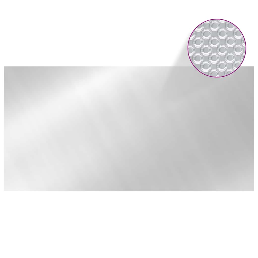 vidaXL Pool Cover Silver 549x274 cm PE 2