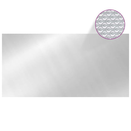 vidaXL Pool Cover Silver 549x274 cm PE 2