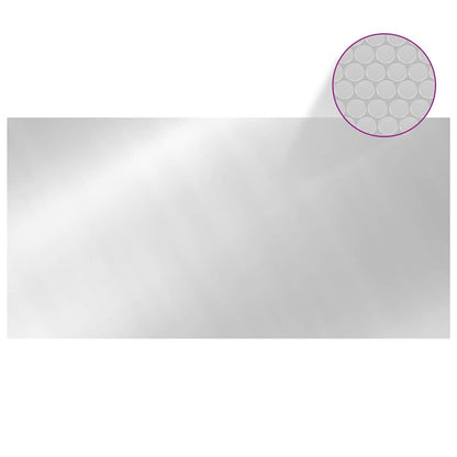 vidaXL Pool Cover Silver 549x274 cm PE 3