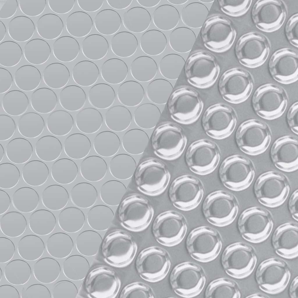 vidaXL Pool Cover Silver 549x274 cm PE 4