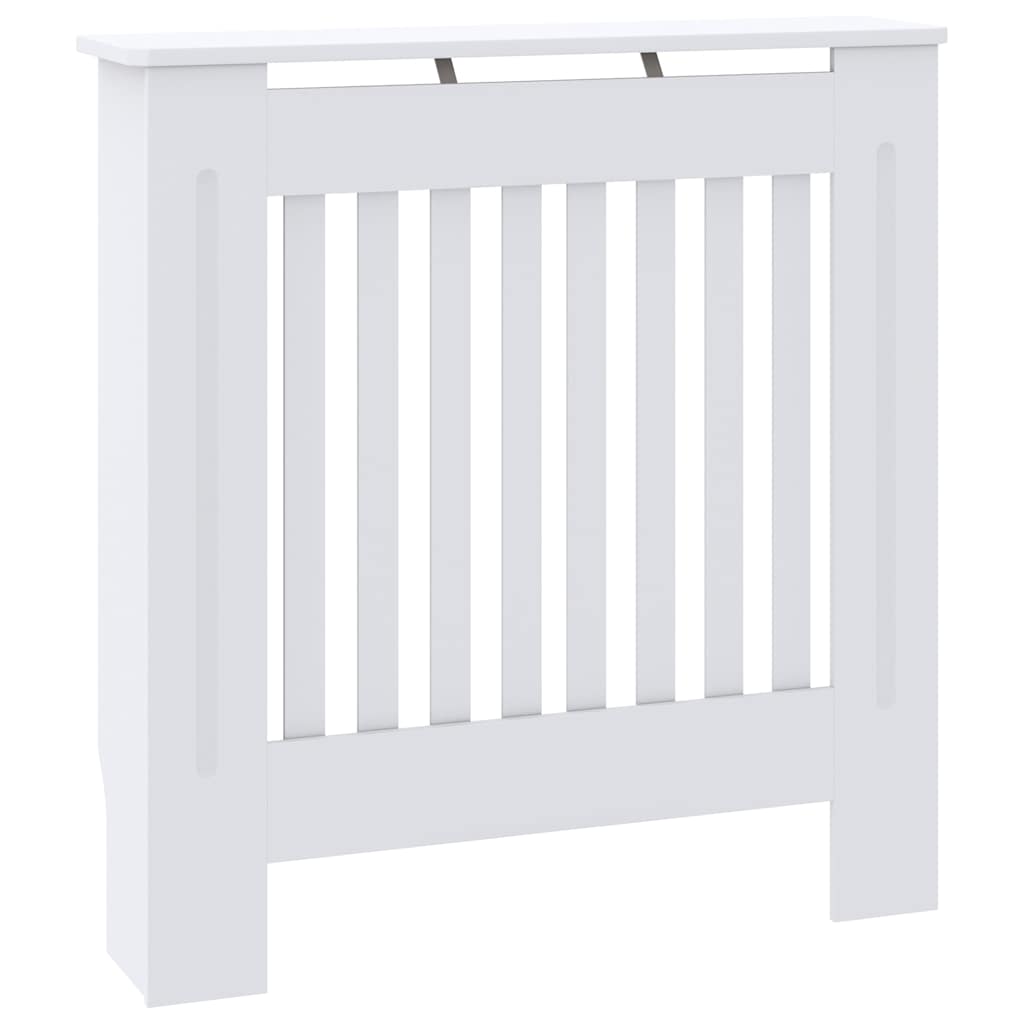 vidaXL Engineered Wood Radiator Cover White 78 cm 2