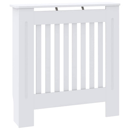 vidaXL Engineered Wood Radiator Cover White 78 cm 2