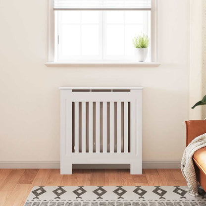 vidaXL Engineered Wood Radiator Cover White 78 cm 3