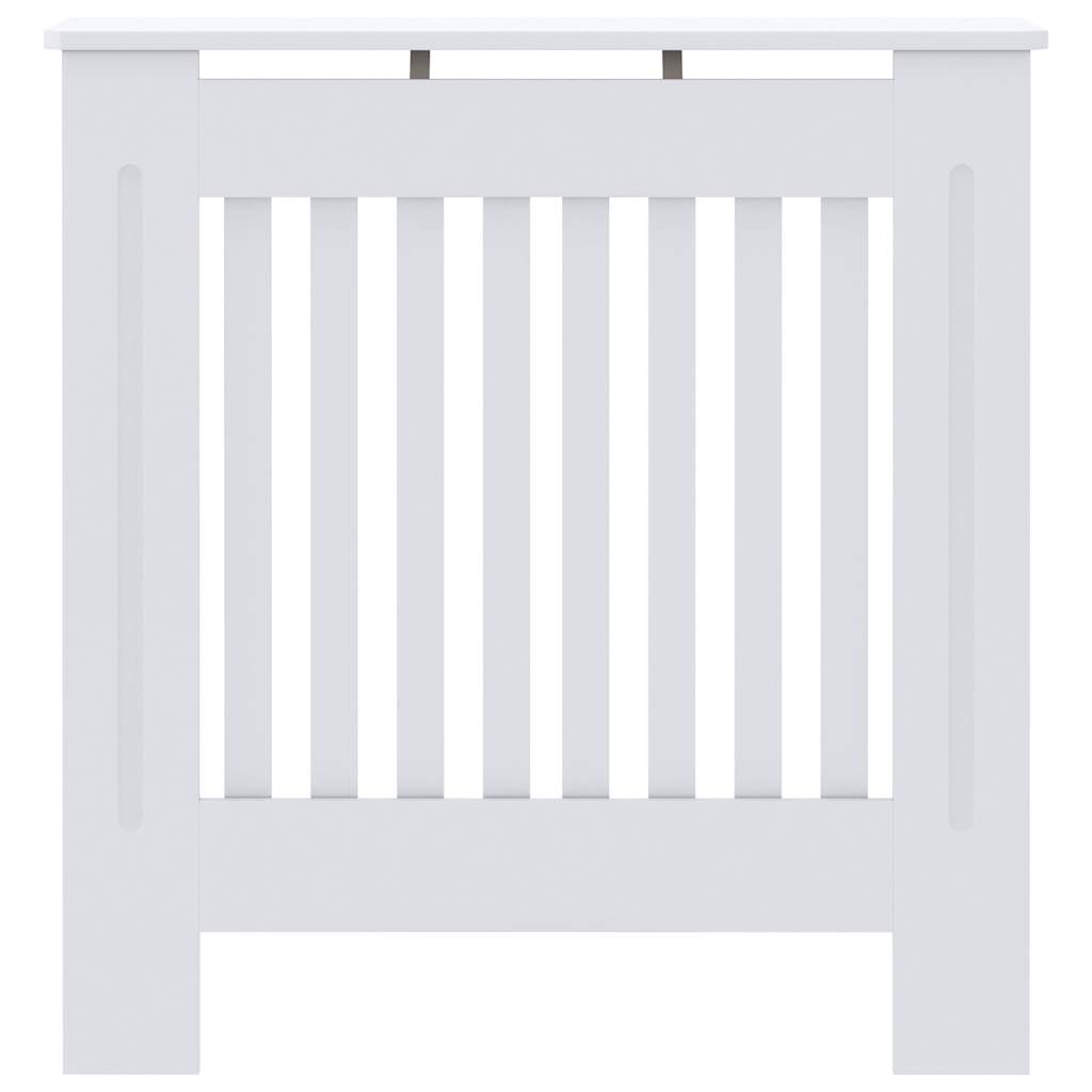 vidaXL Engineered Wood Radiator Cover White 78 cm 4