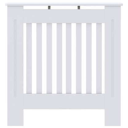 vidaXL Engineered Wood Radiator Cover White 78 cm 4