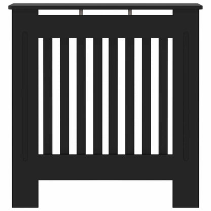 vidaXL Engineered Wood Radiator Cover Black 78 cm 4