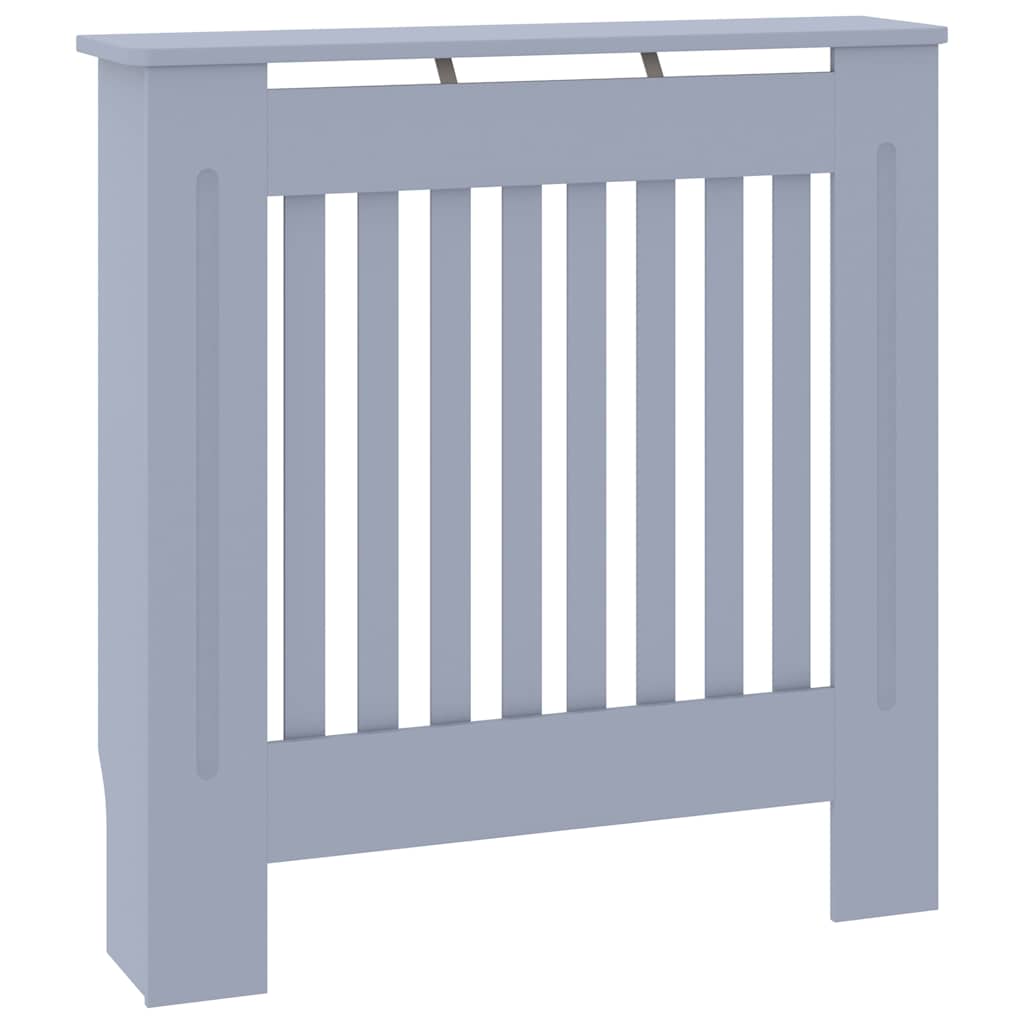 vidaXL Engineered Wood Radiator Cover Grey 78 cm 2