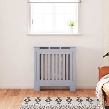 vidaXL Engineered Wood Radiator Cover Grey 78 cm 3