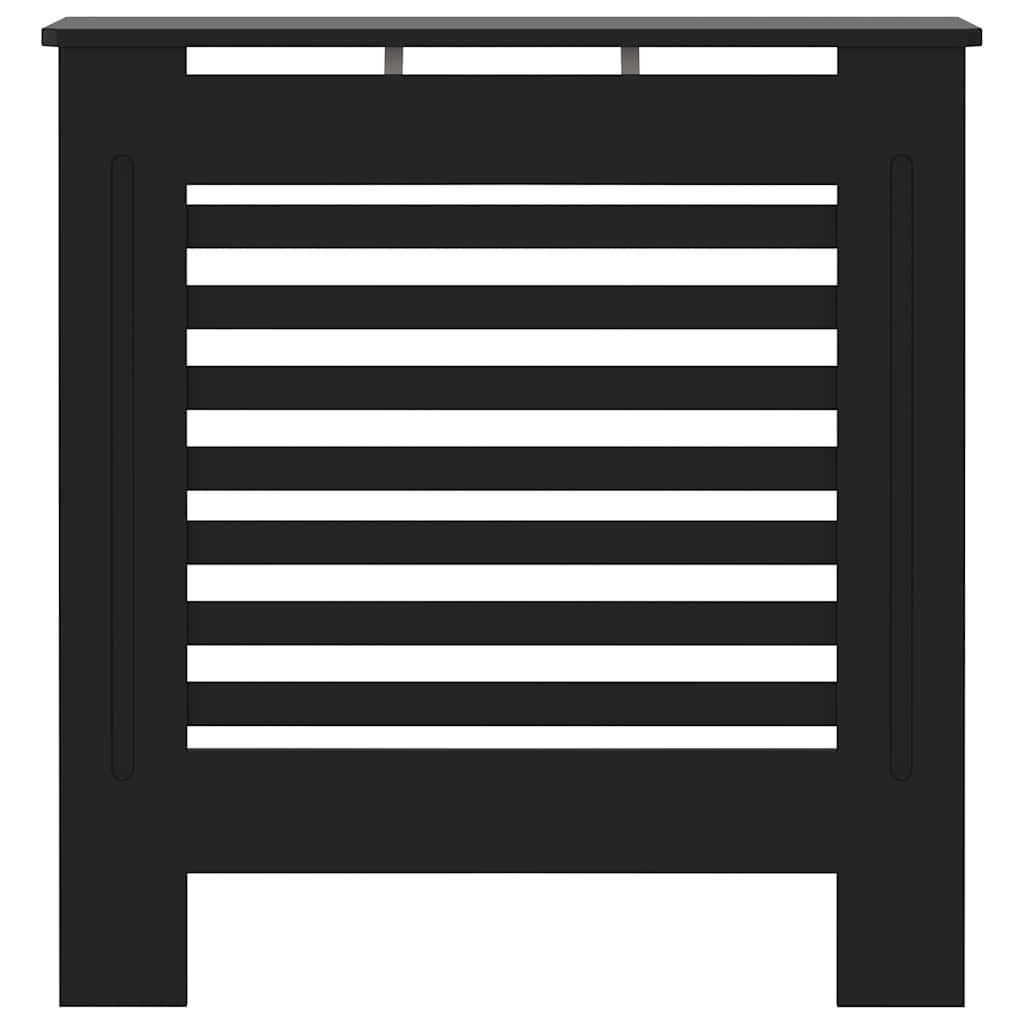 325564 vidaXL MDF Radiator Cover Black 78 cm 4