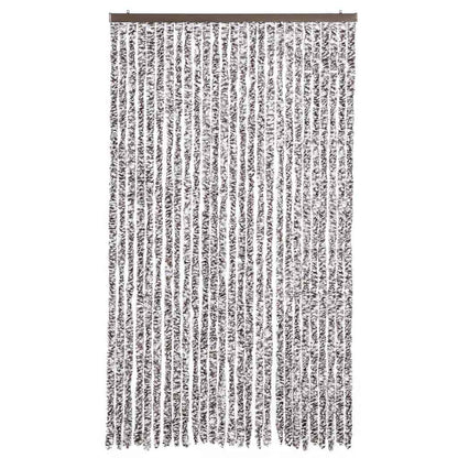 vidaXL Insect Curtain Brown and Beige 118x220 cm Chenille 3