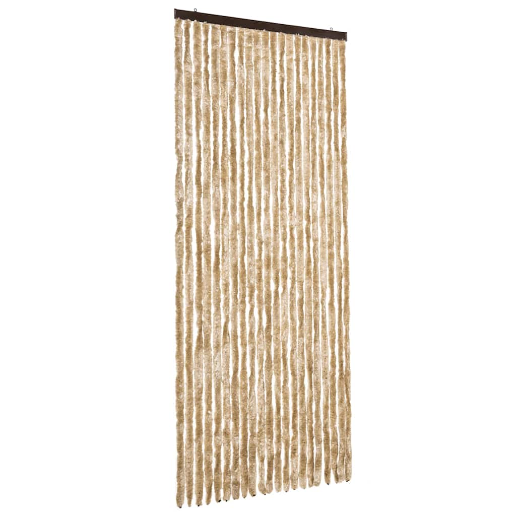 vidaXL Insect Curtain Beige 90x200 cm Chenille 2
