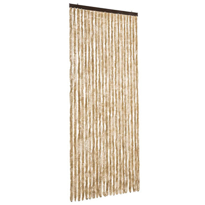 vidaXL Insect Curtain Beige 90x200 cm Chenille 2