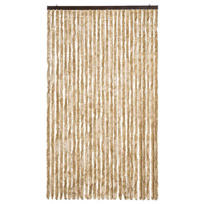 vidaXL Insect Curtain Beige 118x220 cm Chenille 3