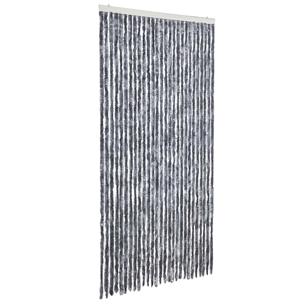 vidaXL Insect Curtain Silver 118x220 cm Chenille 2
