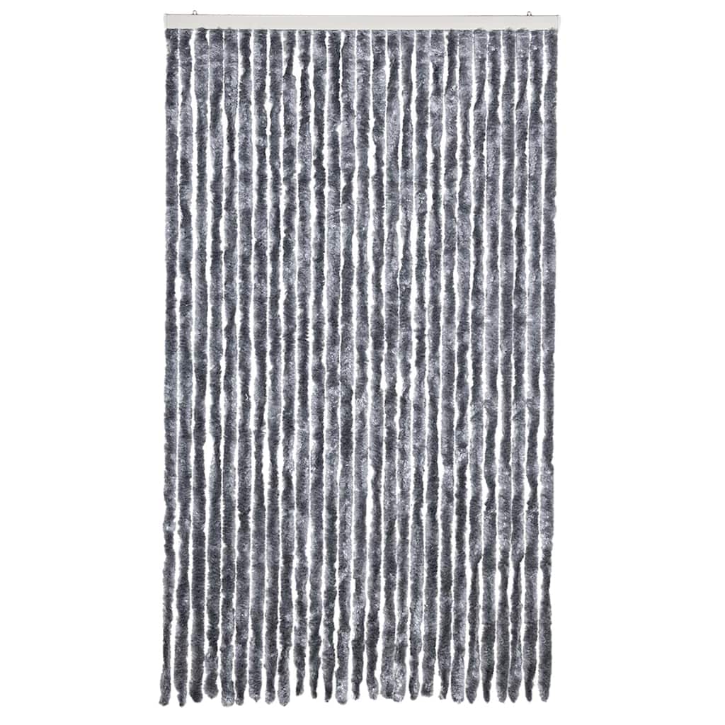 vidaXL Insect Curtain Silver 118x220 cm Chenille 3