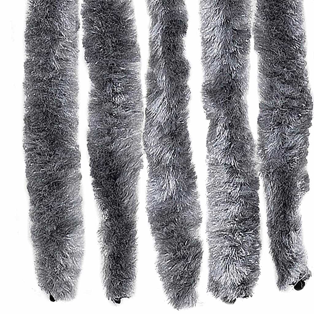 vidaXL Insect Curtain Silver 118x220 cm Chenille 5