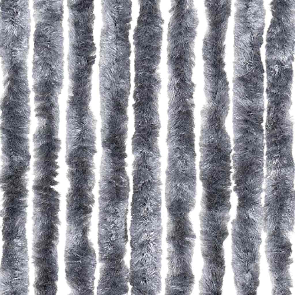 vidaXL Insect Curtain Silver 118x220 cm Chenille 6