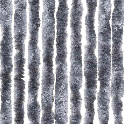 vidaXL Insect Curtain Silver 118x220 cm Chenille 6