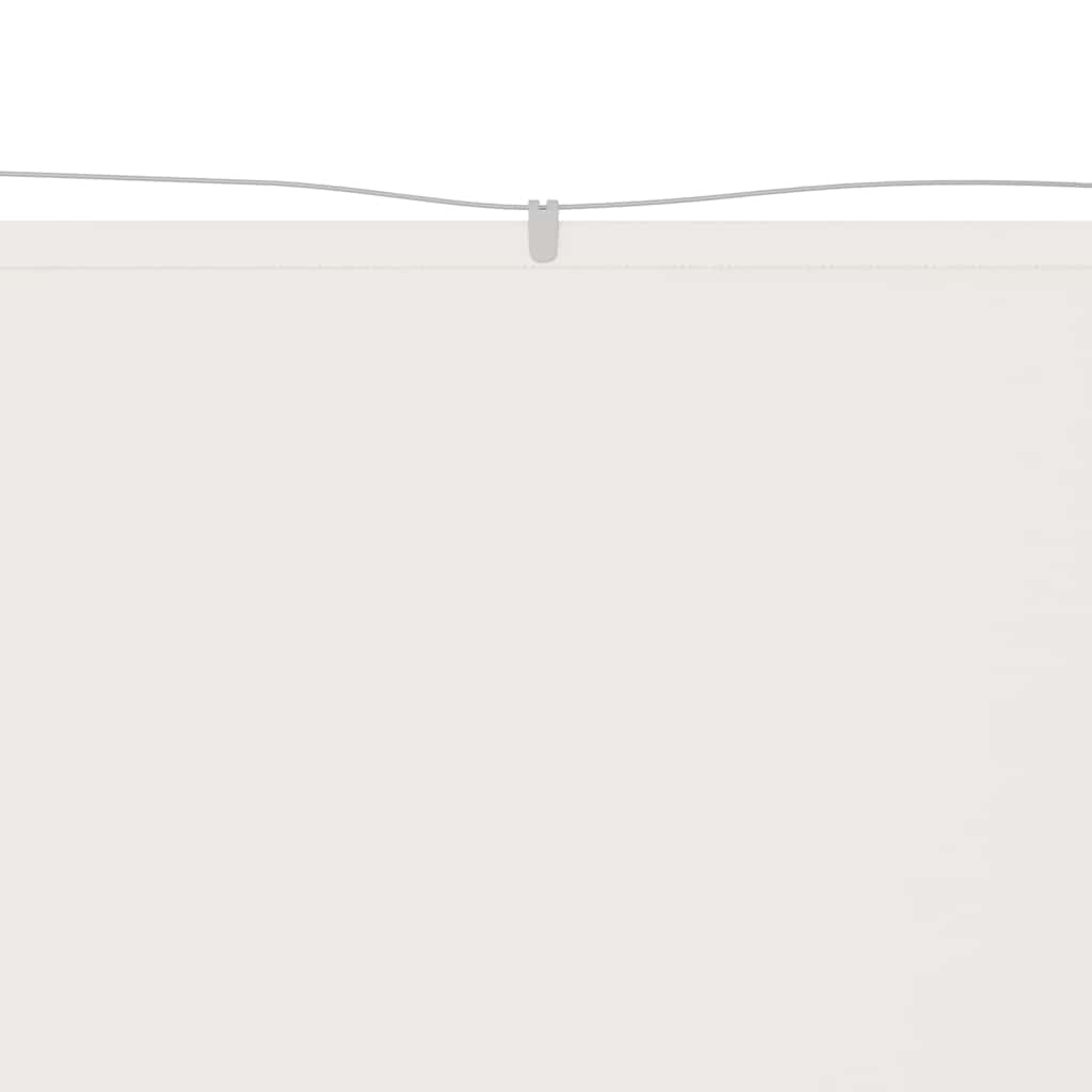 148162 vidaXL Vertical Awning White 100x1000 cm Oxford Fabric 3