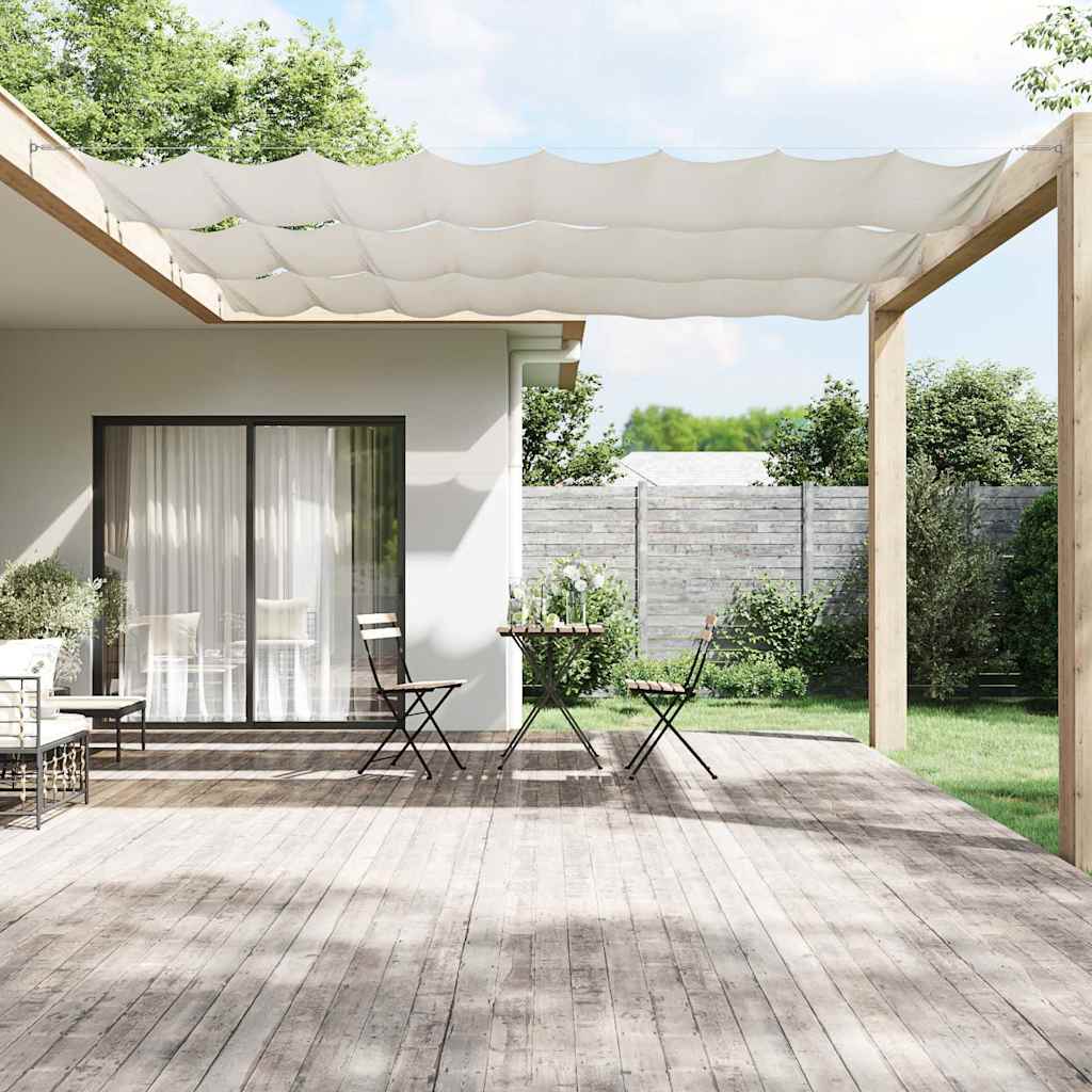 vidaXL Vertical Awning White 140x800 cm Oxford Fabric 1