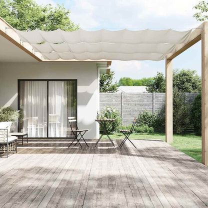 vidaXL Vertical Awning White 140x800 cm Oxford Fabric 1