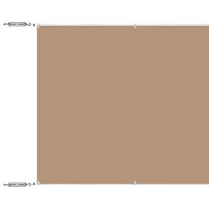 148407 vidaXL Vertical Awning Taupe 100x1000 cm Oxford Fabric 2