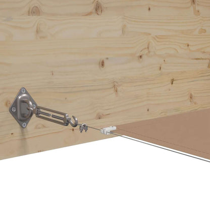 148407 vidaXL Vertical Awning Taupe 100x1000 cm Oxford Fabric 4