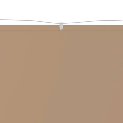 Vertical Awning Oxford Fabric Drop Width Taupe