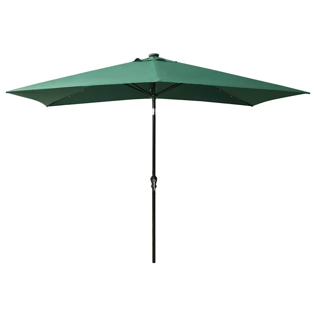 vidaXL Garden Parasol | Green | Polyester | 2x3 m | Foldable | Garden Parasol 3