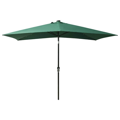 vidaXL Garden Parasol | Green | Polyester | 2x3 m | Foldable | Garden Parasol 3