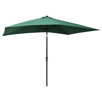 vidaXL Garden Parasol | Green | Polyester | 2x3 m | Foldable | Garden Parasol 4