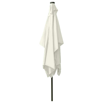 vidaXL Garden Parasol | Sand | Polyester, Powder-Coated Steel | 2x3 m | Foldable 6