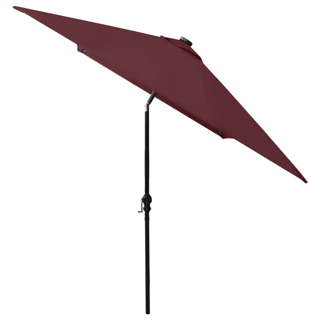 vidaXL Garden Parasol | Bordeaux Red | Polyester, Powder-Coated Steel | 2x3 m 5