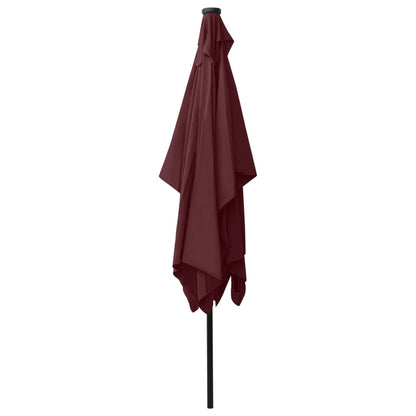 vidaXL Garden Parasol | Bordeaux Red | Polyester, Powder-Coated Steel | 2x3 m 6