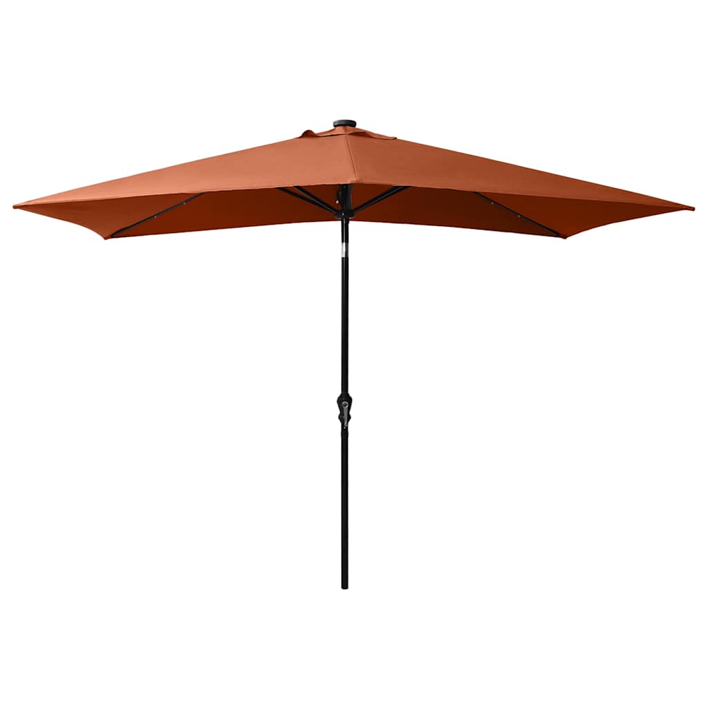 vidaXL Garden Parasol | Terracotta | Polyester, Powder-Coated Steel | 2 x 3 m 3
