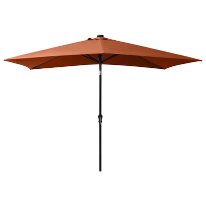 vidaXL Garden Parasol | Terracotta | Polyester, Powder-Coated Steel | 2 x 3 m 3