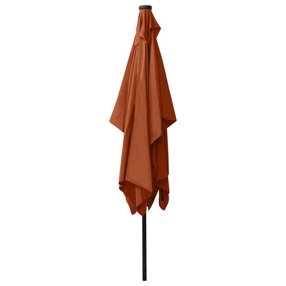 vidaXL Garden Parasol | Terracotta | Polyester, Powder-Coated Steel | 2 x 3 m 6