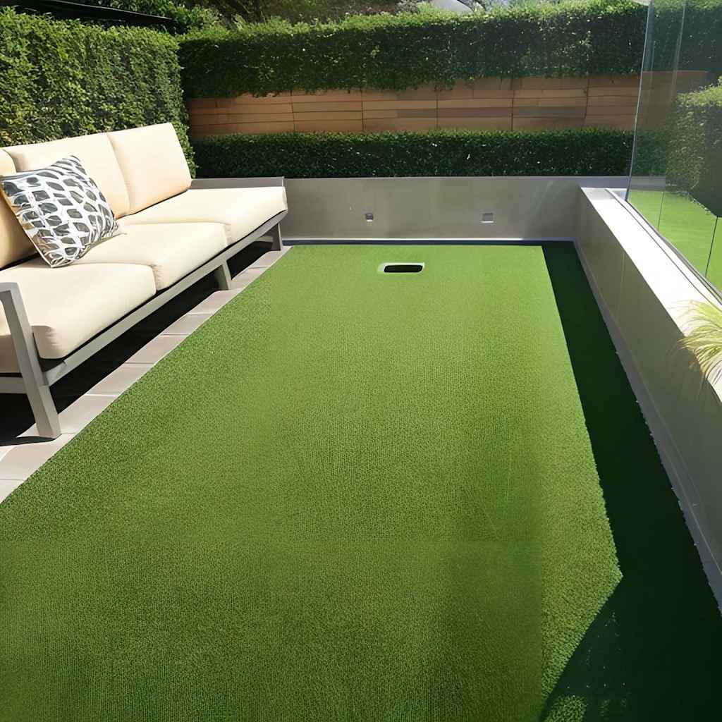 vidaXL Artificial Grass | Green | Polypropylene, Styrene-butadiene rubber 2