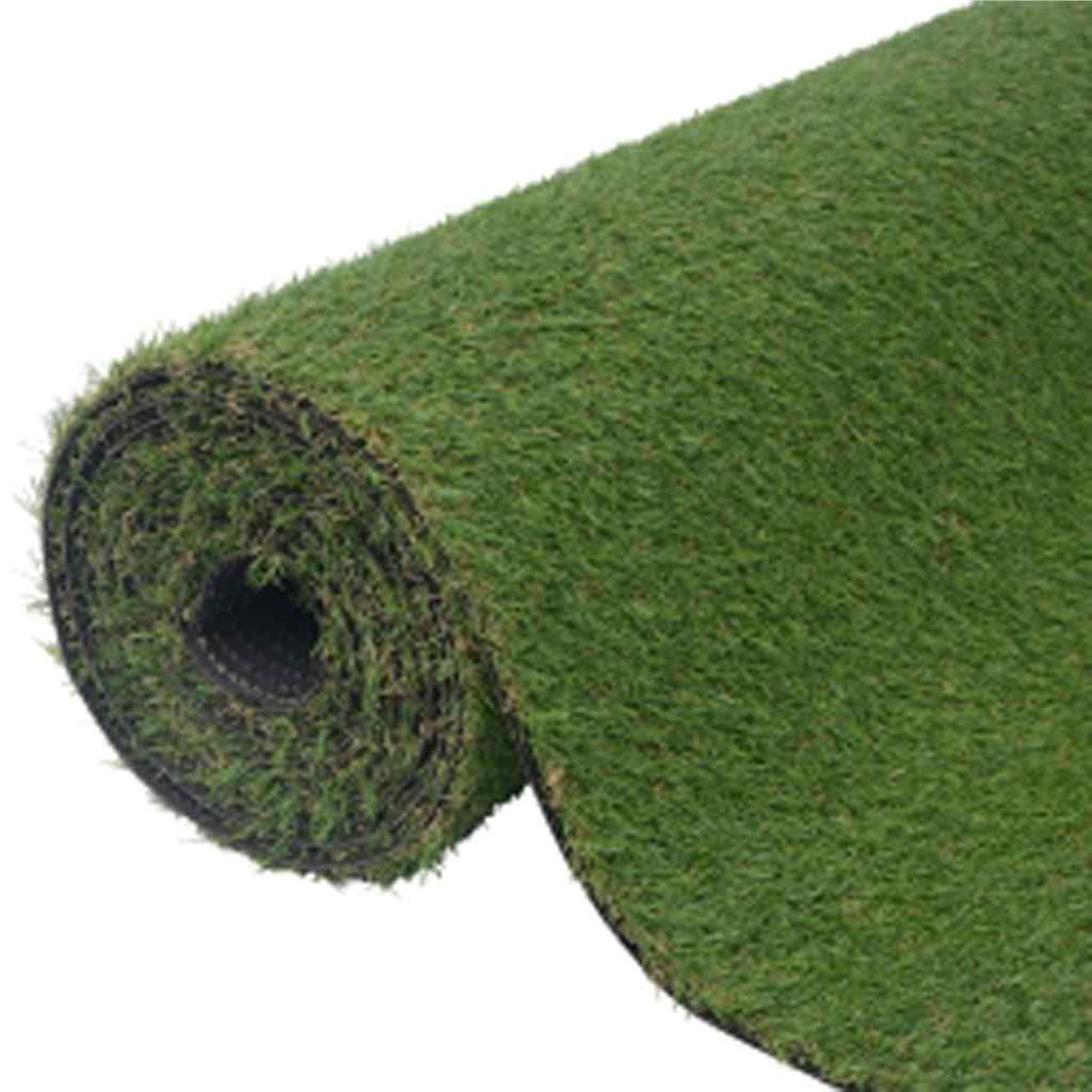 vidaXL Artificial Grass Green 0.5 x 5 m – 1.33 x 8 m