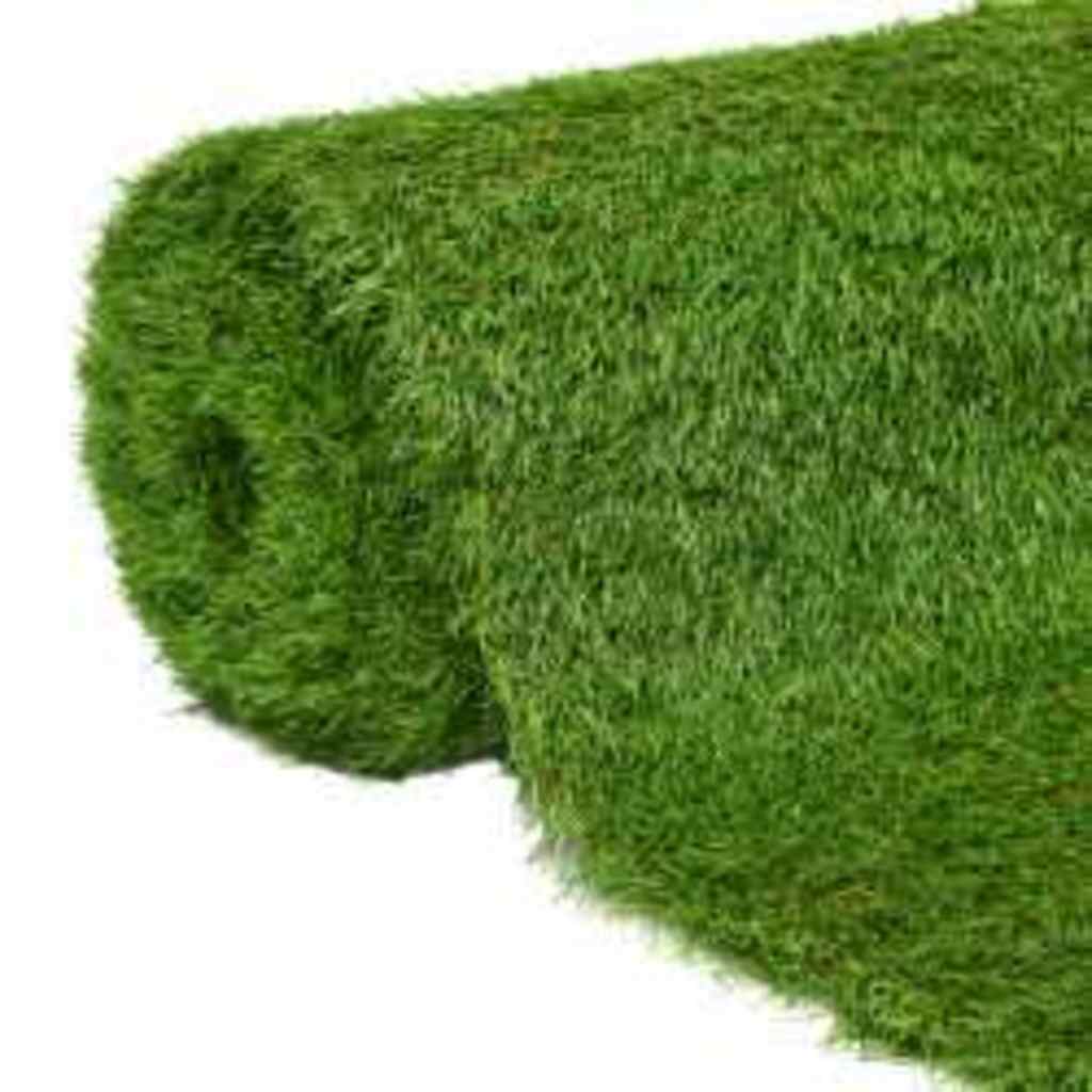 vidaXL Artificial Grass Green 0.5 x 5 m – 1.33 x 8 m