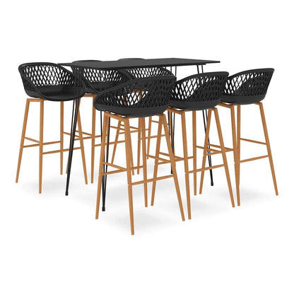 5 Piece Bar Black 6