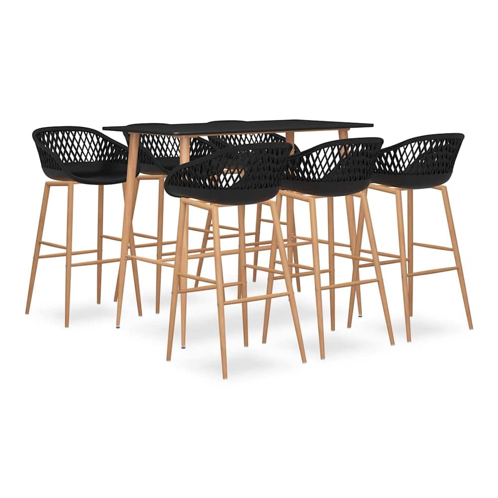 5 Piece Bar Black 6