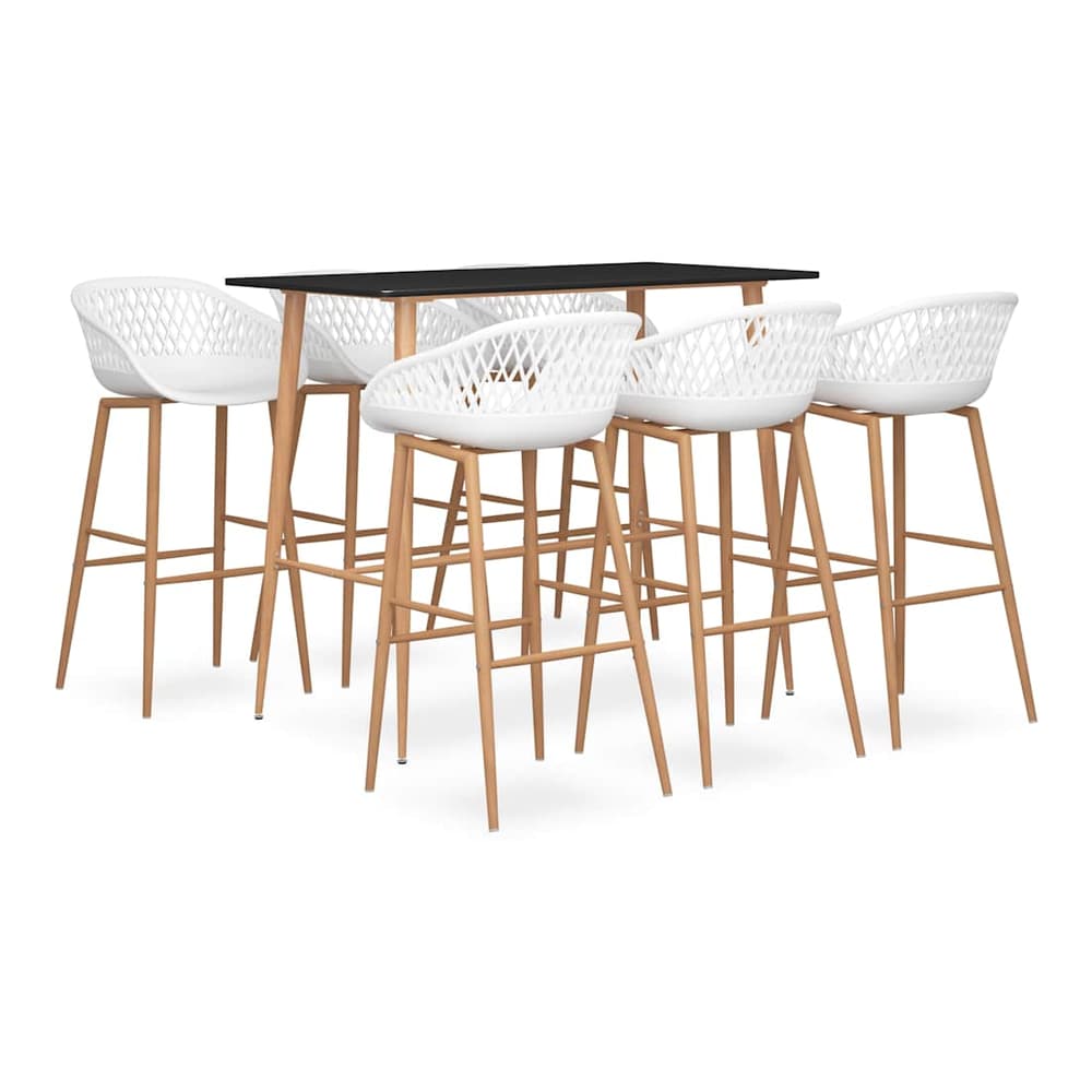 5 Piece Bar Black and white 6