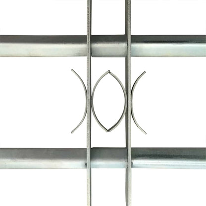 vidaXL Adjustable Security Grilles for Windows 2 pcs 1000-1500 mm 3