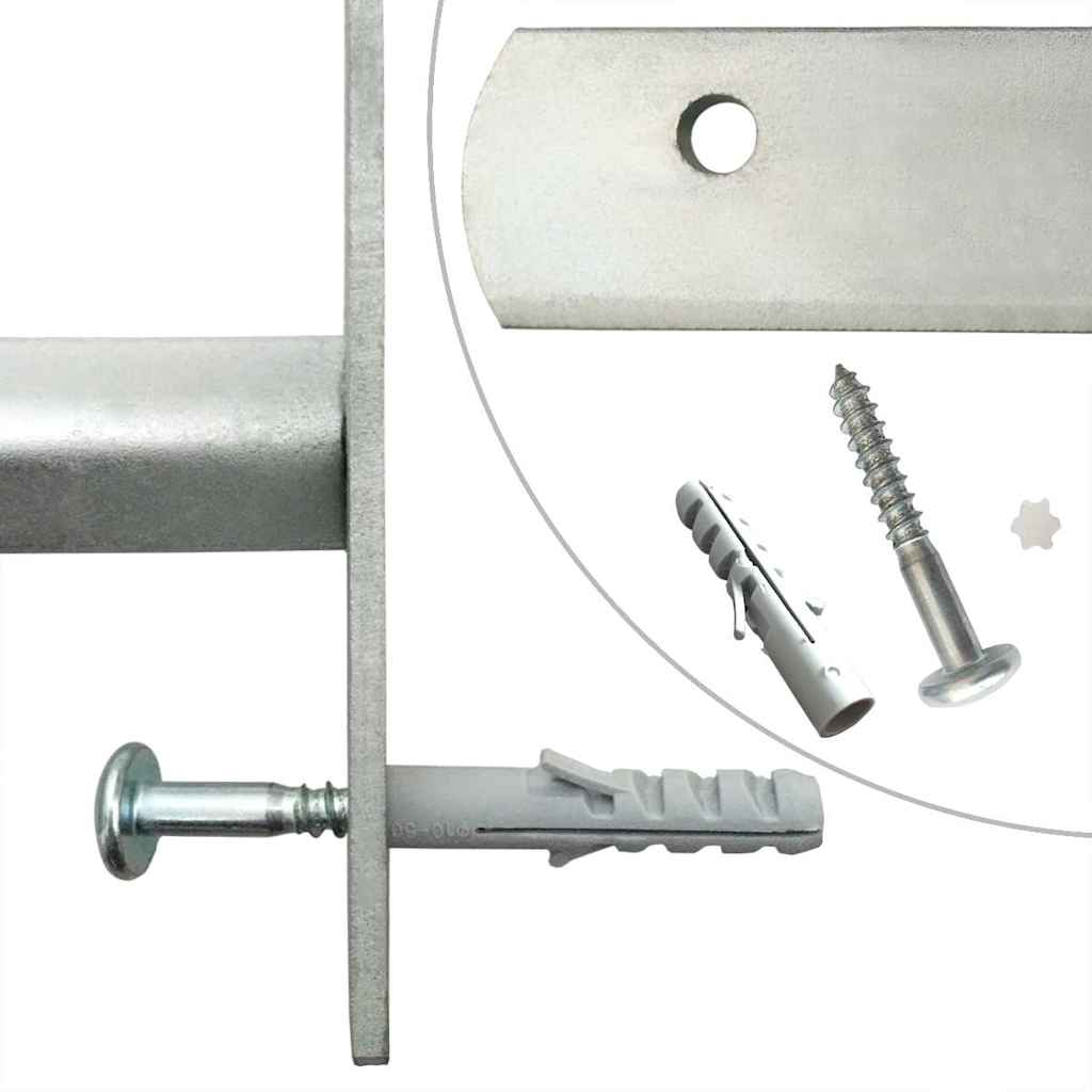 vidaXL Adjustable Security Grilles for Windows 2 pcs 1000-1500 mm 4