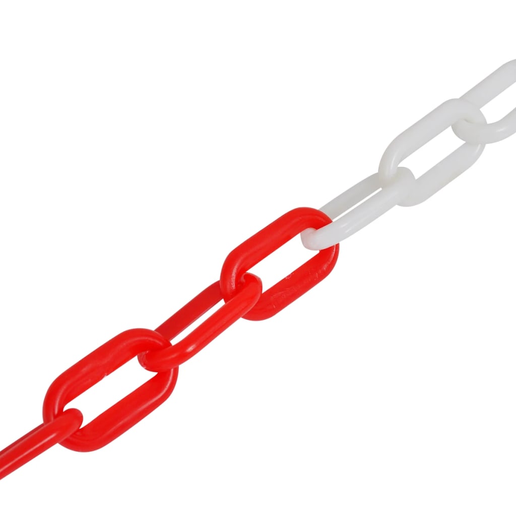 vidaXL Set of 4 Chain Posts and 2 Plastic Chians of 10 m Each 4