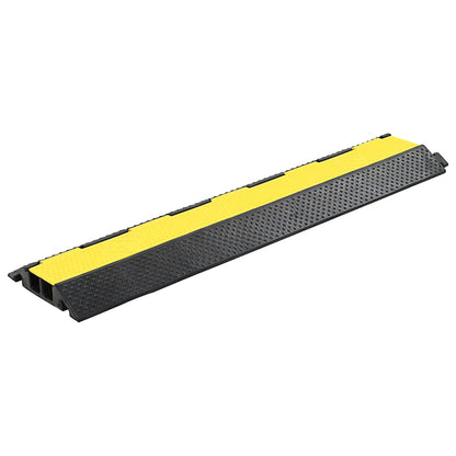 vidaXL Cable Protector Ramps 2 pcs 2 Channels Rubber 101.5 cm 2